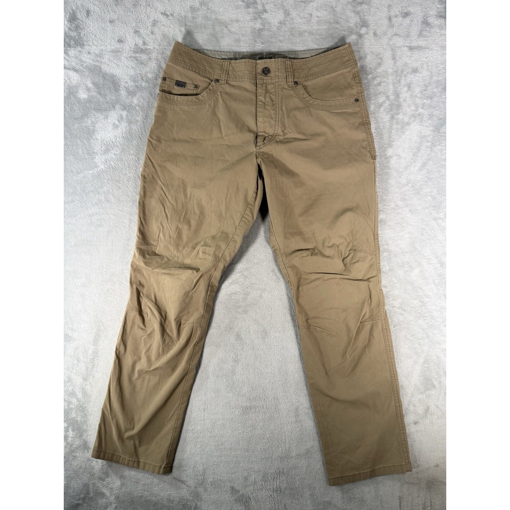 Kuhl Revolvr Rogue Pants Men's 34x30 Tan Patina Dye Hiking Outdoor 5124